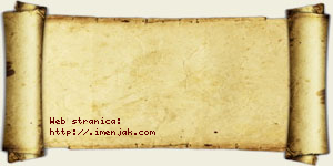 Anđela Bršović vizit kartica